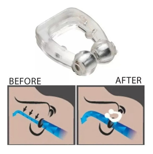 Clip Nasal Anti Ronco E Apneia Do Com Imã