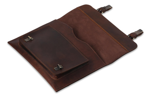 Leatherganic - Bolsa De Piel Auténtica Para Computadora Port