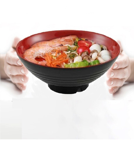 Tigela Oriental Japonesa Bowl 1,3 Litro Melamina Restaurante