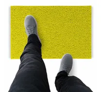 Comprar Tapete Capacho De Vinil Liso Higiene 450x60cm Amarelo