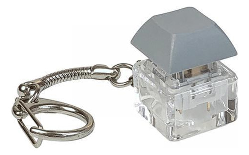2 Keyboard Fidget Keychain Keycap Keyboard Key Cap Gray