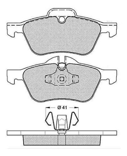 Pastilla De Freno Mini --mini Cooper - Mini Cabriolet 1.4-1.