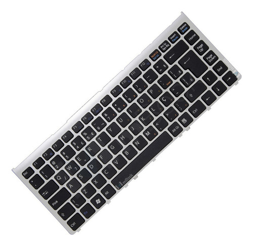 Teclado Para Sony Vaio Compatível Com Pn 9j.n0u82.10u Cor Conforme Imagens Do Anúncio