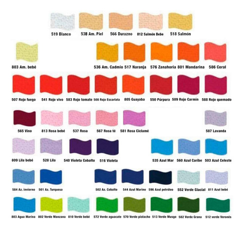 Imagen 2 de 5 de Pintura Para Tela Acrilex 37ml. Pack X 10 Colores