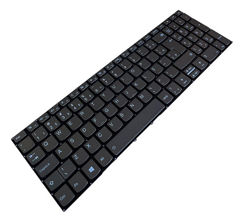 Teclado Para Notebook Lenovo Ideapad 3-15ada05 (81w1) Abnt2 Cor Preto