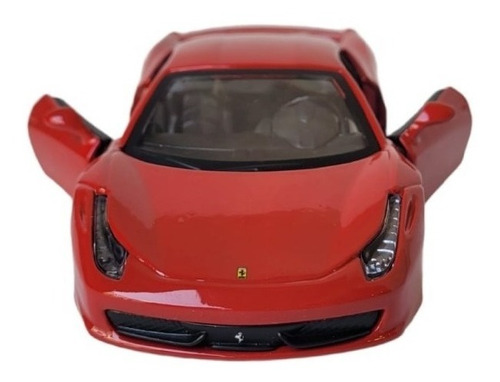 Ferrari 458 Italia Burago 1/32 Abre Puertas Metal 