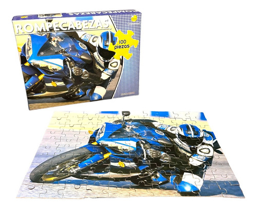 Puzzle Rompecabezas Moto Yamaha R1 100 Piezas Yuyu
