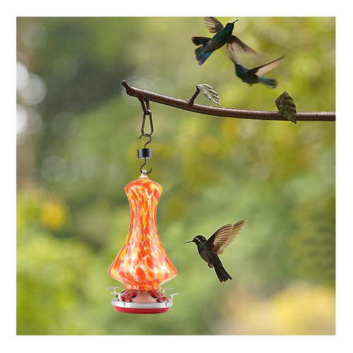 Hw Greatway Intl Glass Hummingbird Feeders Para Colgantes Al