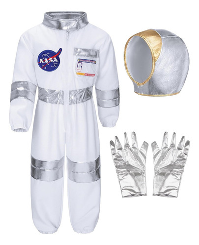 Disfraz Astronauta Halloween Niño Niña, Traje De Astronauta