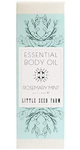 Little Seed Farm Mint Aceite Esencial Para El Cuerpo, Romero