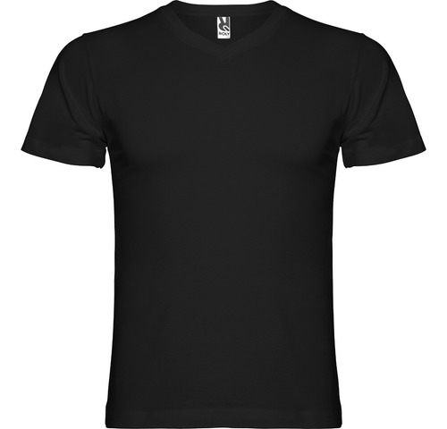 Polera 100% Algodon Ideales Para Estampar Hombre Cuello V