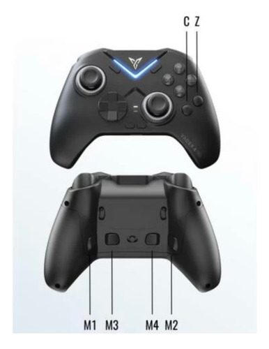 Controle Flydigi Vader 4 Pro S/fio Pc, Switch, Android, Ios Preto
