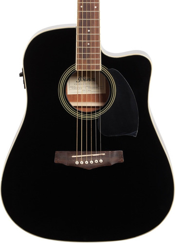 Ibanez Guitarra Texana Electroacústica Pf15ece Bk