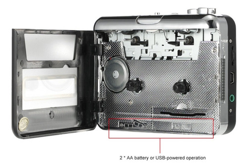 Convertidor De Cassette A Mp3 Ezcap Usb