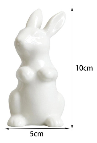 3x Estatuillas Del De Pascua Estatua Del Conejo Para La