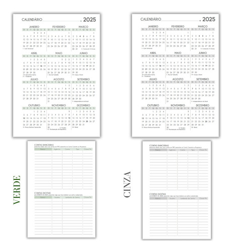 Caderno Financeiro - 188 Pág. - Retrô - Clássico Ou Moderno Azul-escuro