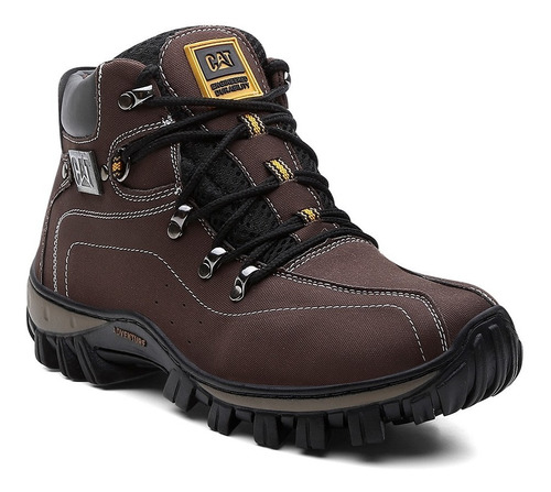 Imagem 5 de 6 de Kit Bota Caterpillar Adventure Carteira Cinto Chinelo Top!!!