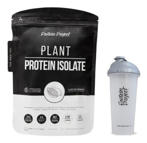 Combo Vegan Protein Isolate 2lbs+vaso Shaker Protein Project