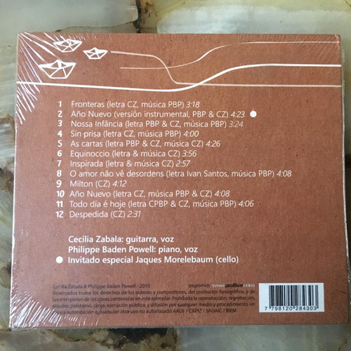 Cecilia Zabala / P. Baden Powell Cd Fronteras Nuevo Cerrado