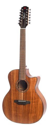 Violão Seizi Supreme Ryu Cutaway 12 Cordas Koa Satin Com Bag