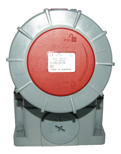 Caja De Sobreponer Para Toma Vcp 63a Tsp63/1345-6 380-415v
