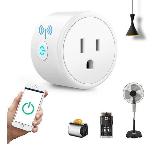 Enchufe Inteligente Wifi Automático Pequeño Y Portátil US