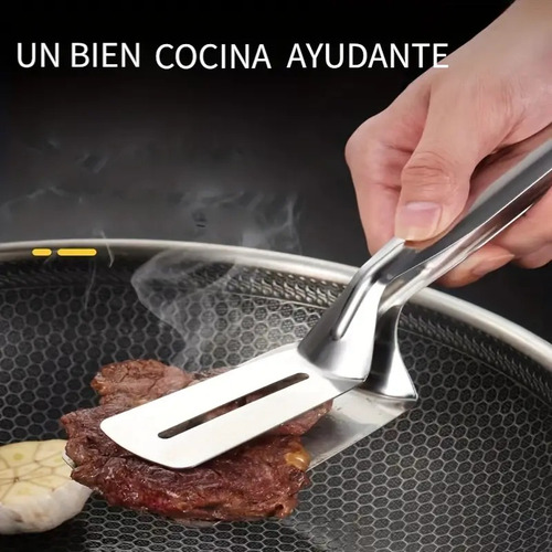 Pinza Para Cocinar De Acero Inoxidable