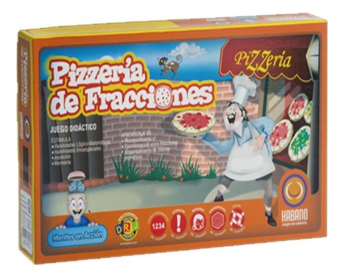 Pizzeria De Fracciones Habano Juego Educativo