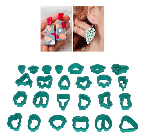Pendientes Clay Cutters, 193 Unidades, Para Bricolaje, 25 Fo