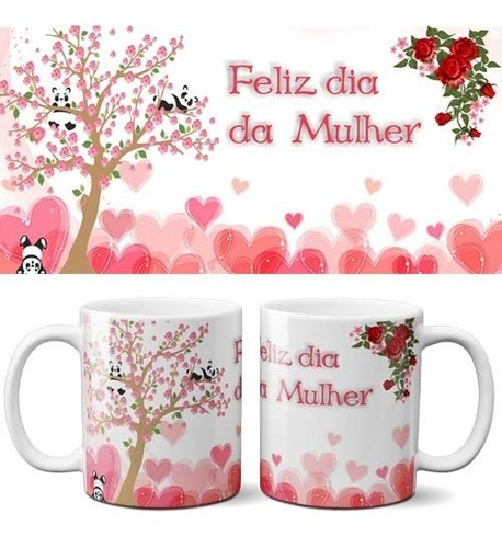 Pacote Artes Canecas Dia Mulher Mulheres Estampas Mockups