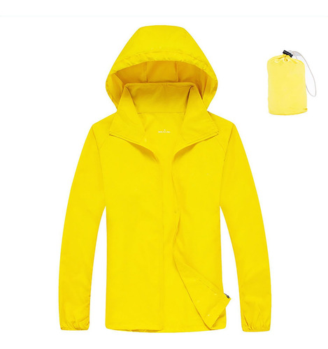 Chamarra Impermeable Para Mujer Con Capucha, Rompevientos, C