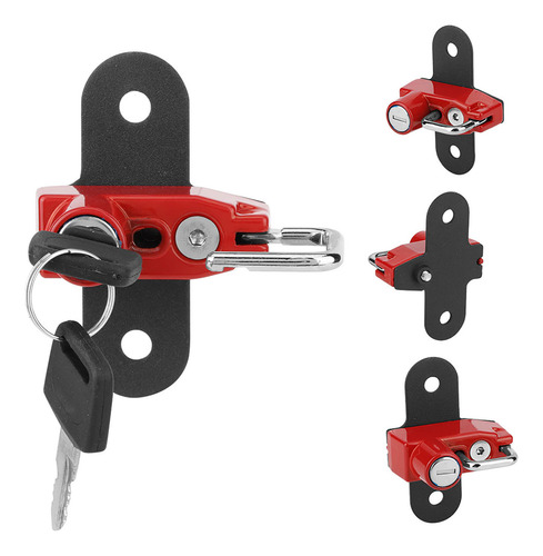 Colgador De Cascos Rojo Y Rojo Modificado Para Motocicletas,