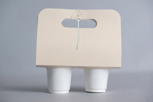 Imagen 2 de 4 de Take Away Arnés Porta 2 Vasos (x 100 U.) - 105 Bauletto