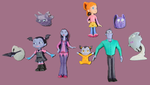 Set De Muñecos Vampirina Disney Junior (Usado)