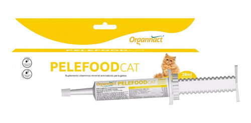 Pelefood Cat Pasta 28ml Organnact Suplemento Omega