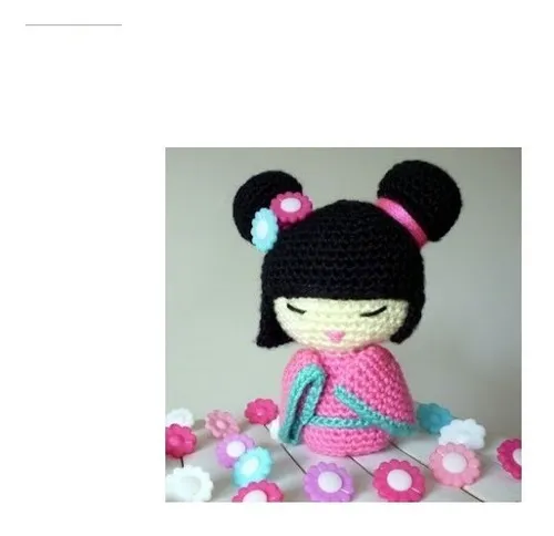 Muñeca japonesa amigurumi sale
