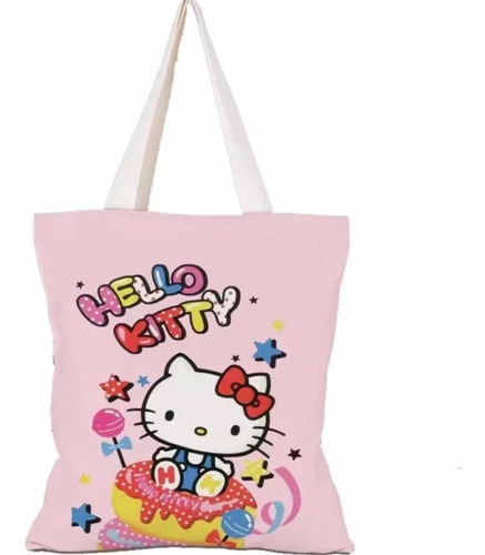 Bolsa De Lona Importada Hello Kitty Varios Diseños