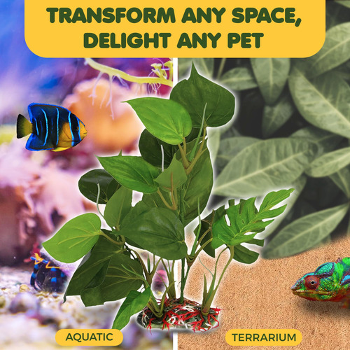 Planta Artificial Alta Con Follaje Realista Sin Mantenimient