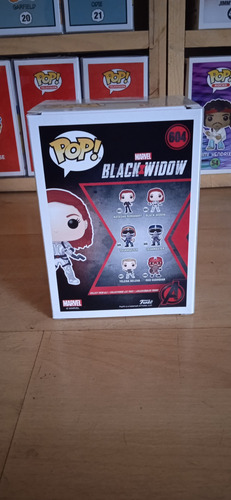 Funko Pop Black Widow #604 Traje Blanco Nueva Original