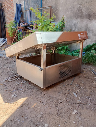 Mesa Acero Inoxidable Exhibidora Con Regulacion De Altura (Usado)