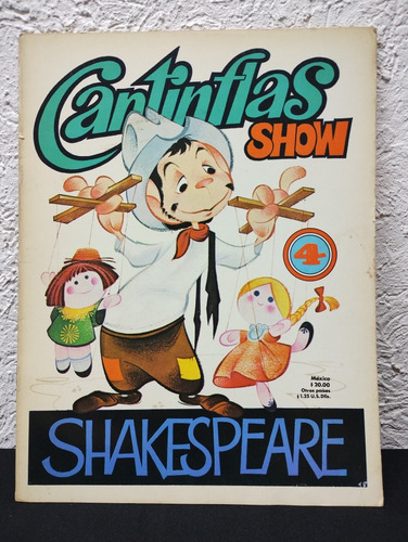 Revista Cantinflas Show #4 Shakespeare Intermex 1973 (Usado)