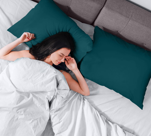 Protectores De Almohada Con Cremallera Tamaño Estandar 2 Pz