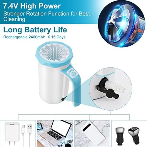 Limpiador Automático Recargable De Patas De Perro, Taza De L