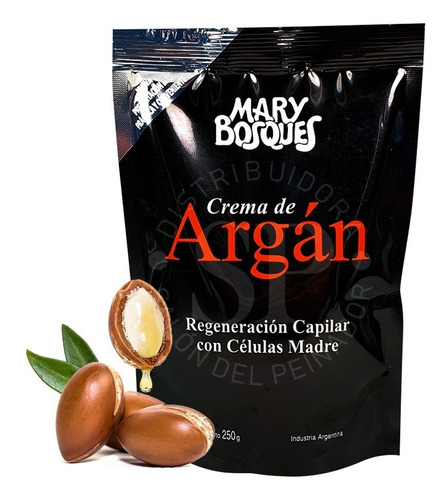 Tratamiento Aceite De Argán Mary Bosques Doypack X250g