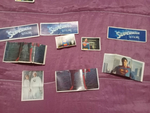 124 Figurinhas Álbum Superman O Filme Sem Uso- 1979 - Lote 4 Super Homem (Usado)