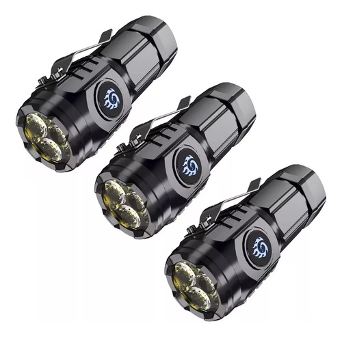 3 Lanterna Três Olhos Alemã Monster Mini Flash Super Power
