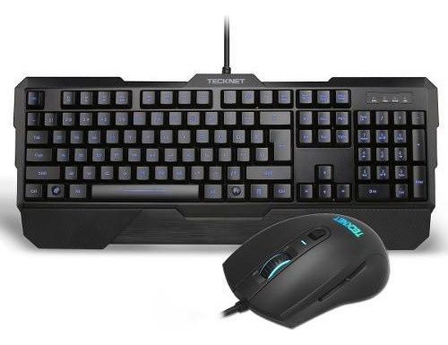 Kit de teclado y mouse gamer TeckNet Kraken