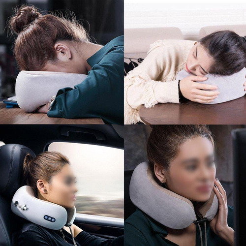 Almofada De Pescoço E Lombar Shiatsu Veicular Massageador