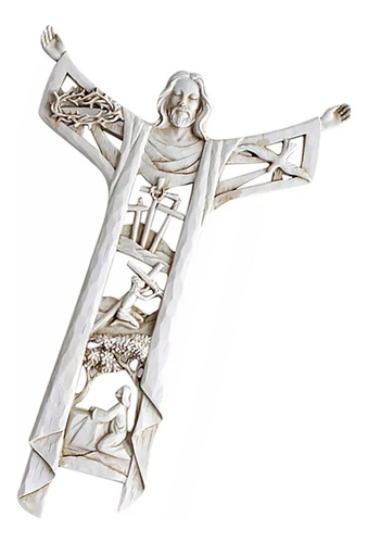 Ornamentos Cruzados: Cruz De Cristo Resucitado