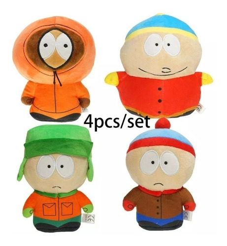 4pcs South Park Peluche Muñeca Juguete Regalo Para Niños 18c